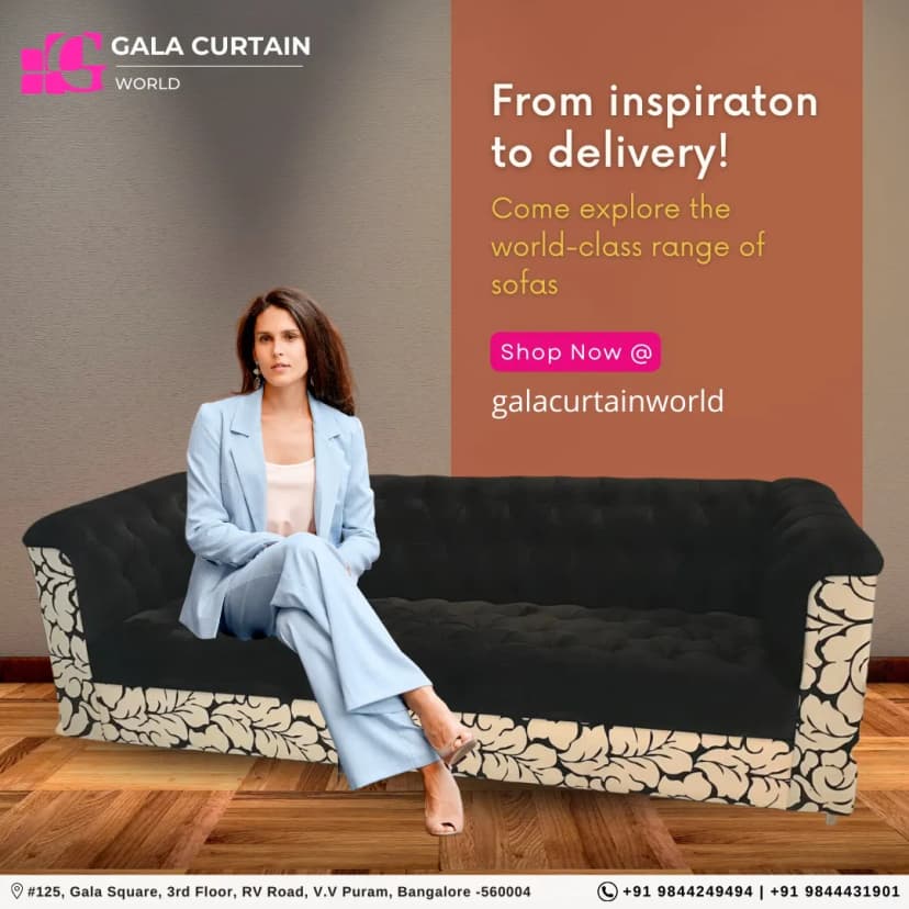 Gala Curtain World | Home Furnishing and Decor project