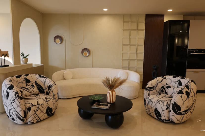 Beige Interior Design - Bespoke Home Interiors in Bangalore project