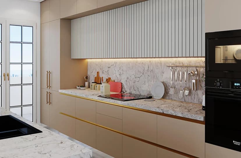 Pearl Inc - Sleek Studio - Modular Kitchen, Cabinets, Wardrobe and Fitted Furniture project
