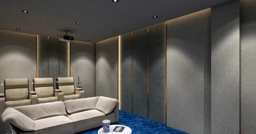 S.H.I Home theatre and interiors project