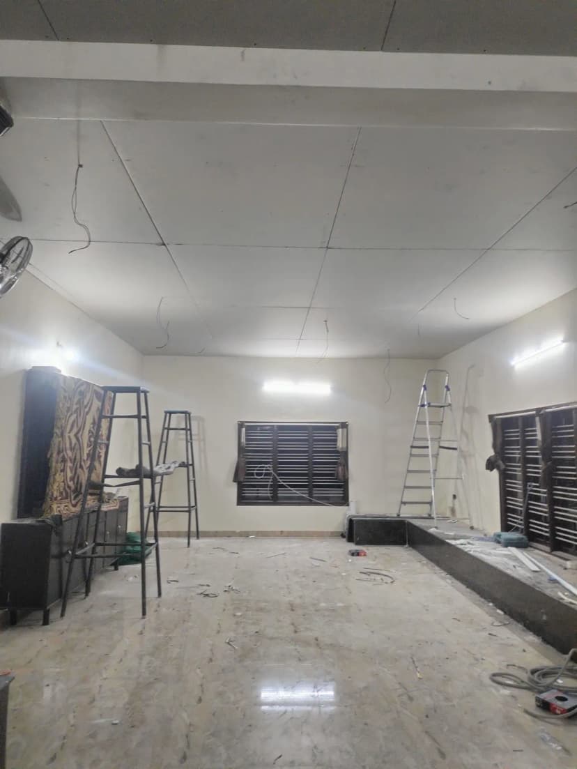 KMK INTERIORS & CONSTRUCTIONS I POP I GYPSUM I GLASS I ALUMIUM PARTION I GRILL I INTERIOR WORKS project