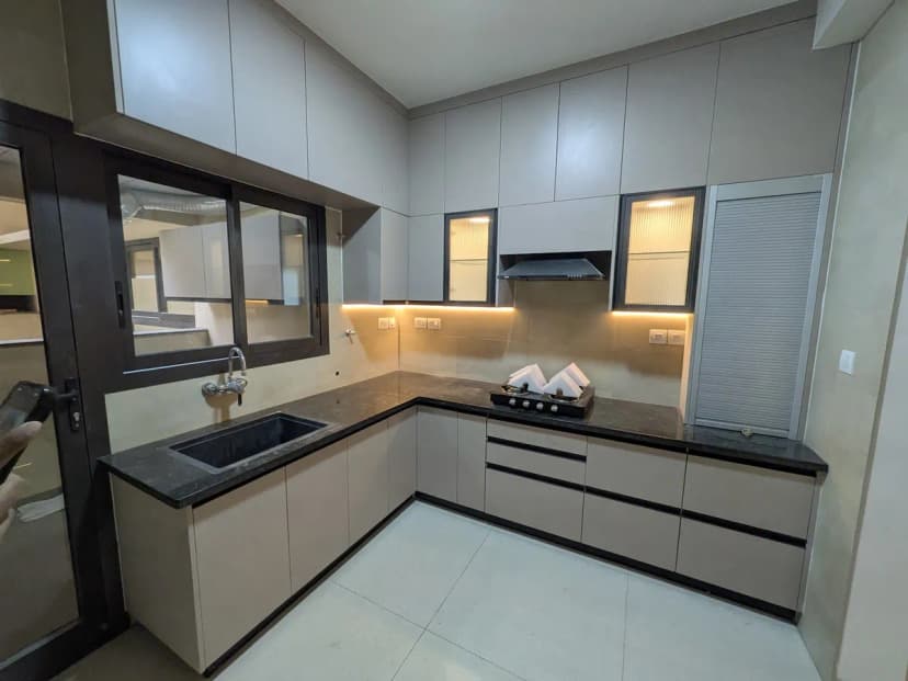 Home interiors false ceiling and electrician contractor project