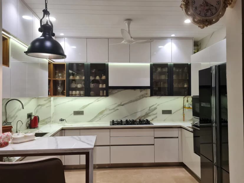 Spacewood – Modular Kitchen & Wardrobe Manufacturer in Delhi project