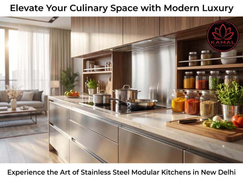 Kamal stainless steel modular kitchen project