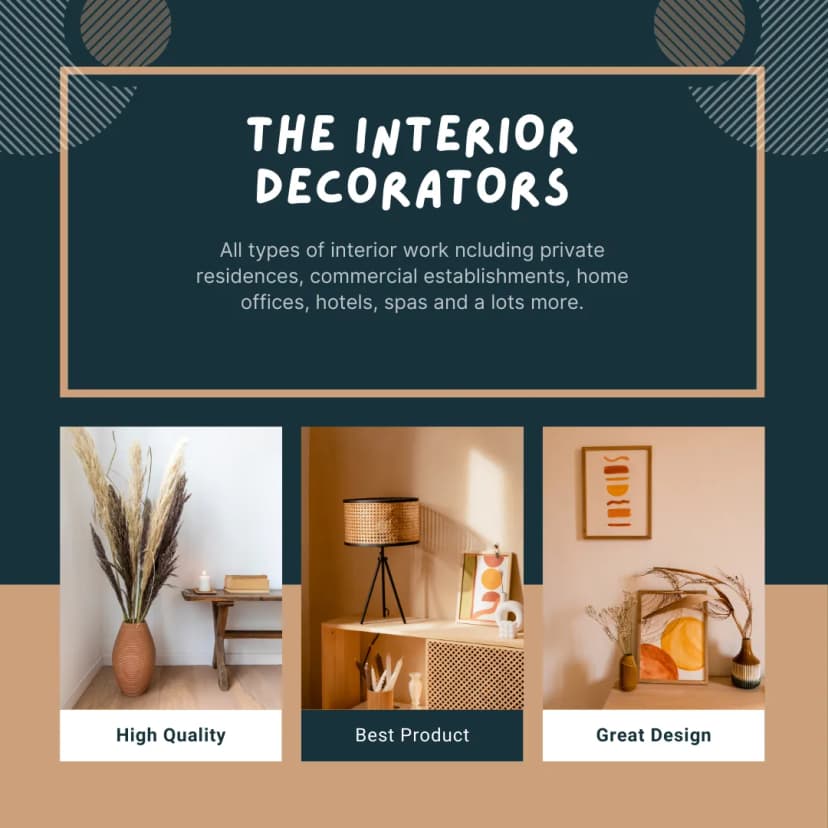 The Interior decoration project