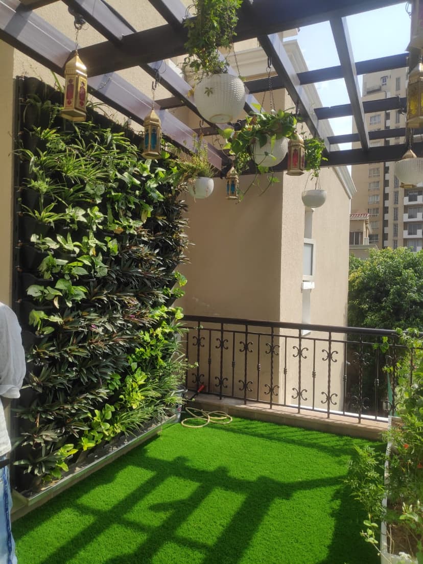 Wedecor8 | Corporate Office Interior Designers Gurgaon Delhi |Moss wall, Landscape, Vertical Garden Designer Gurgaon Del project