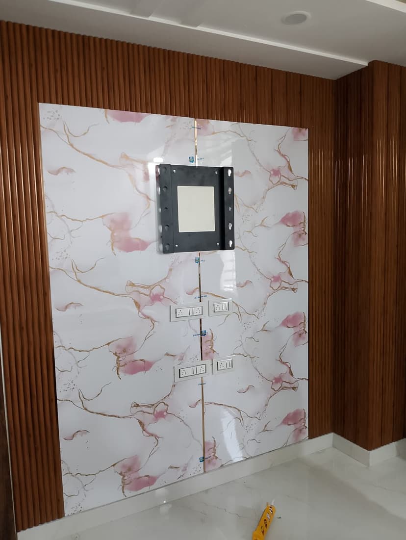 Wallpaper store in gurgaon | Window Blinds | WPC Panels|Charcoal Louvers|Home & Office Interior & Exterior cladding project