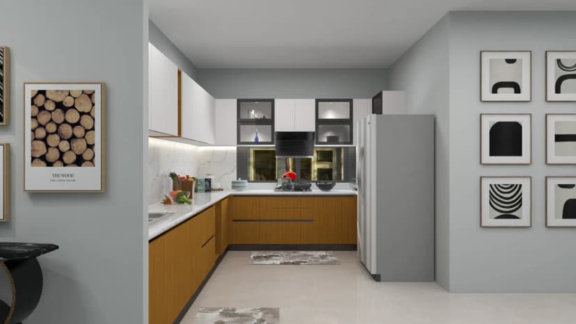 Geospace Design Modular kitchen.