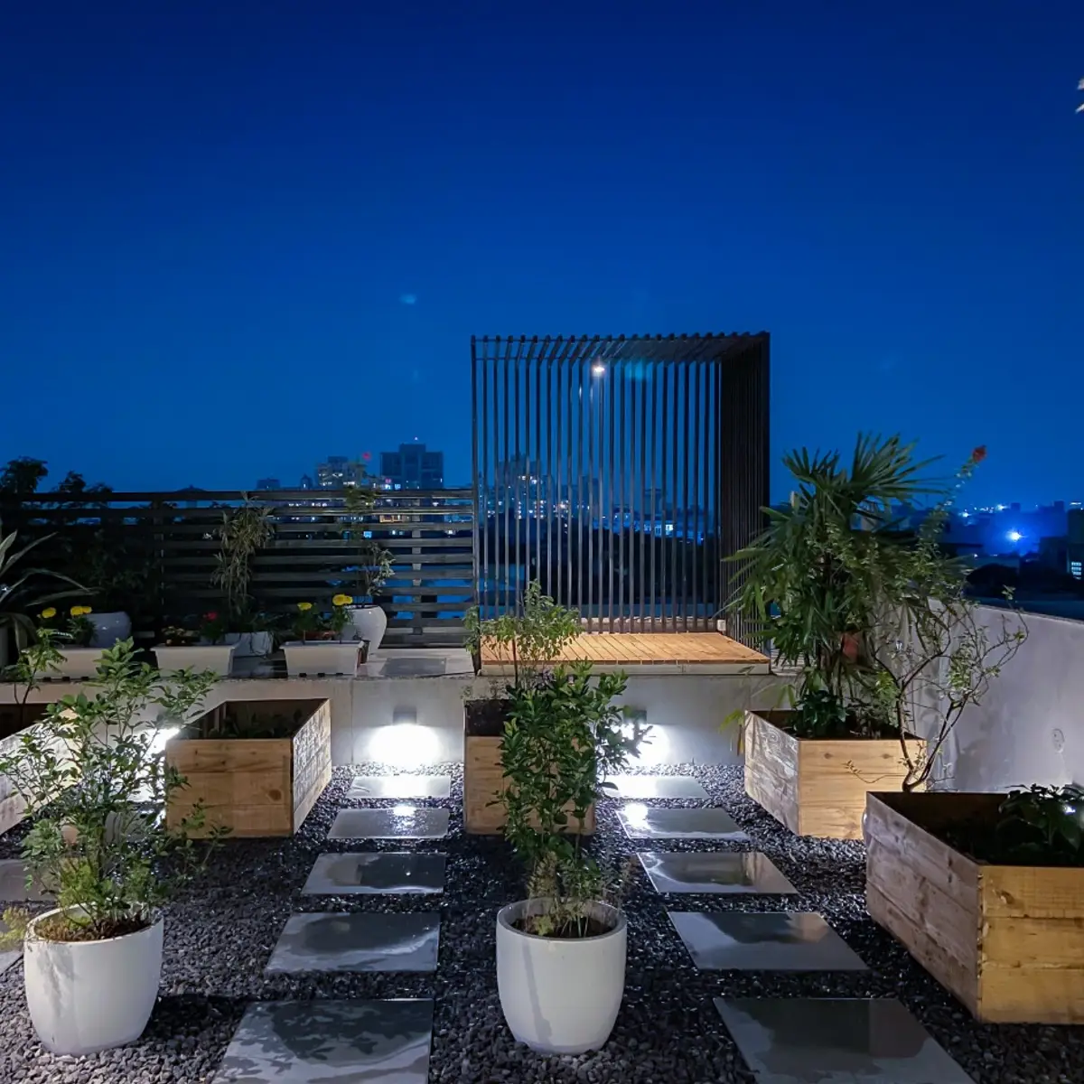 grey modern minimalist balcony with balcony — real Indian home