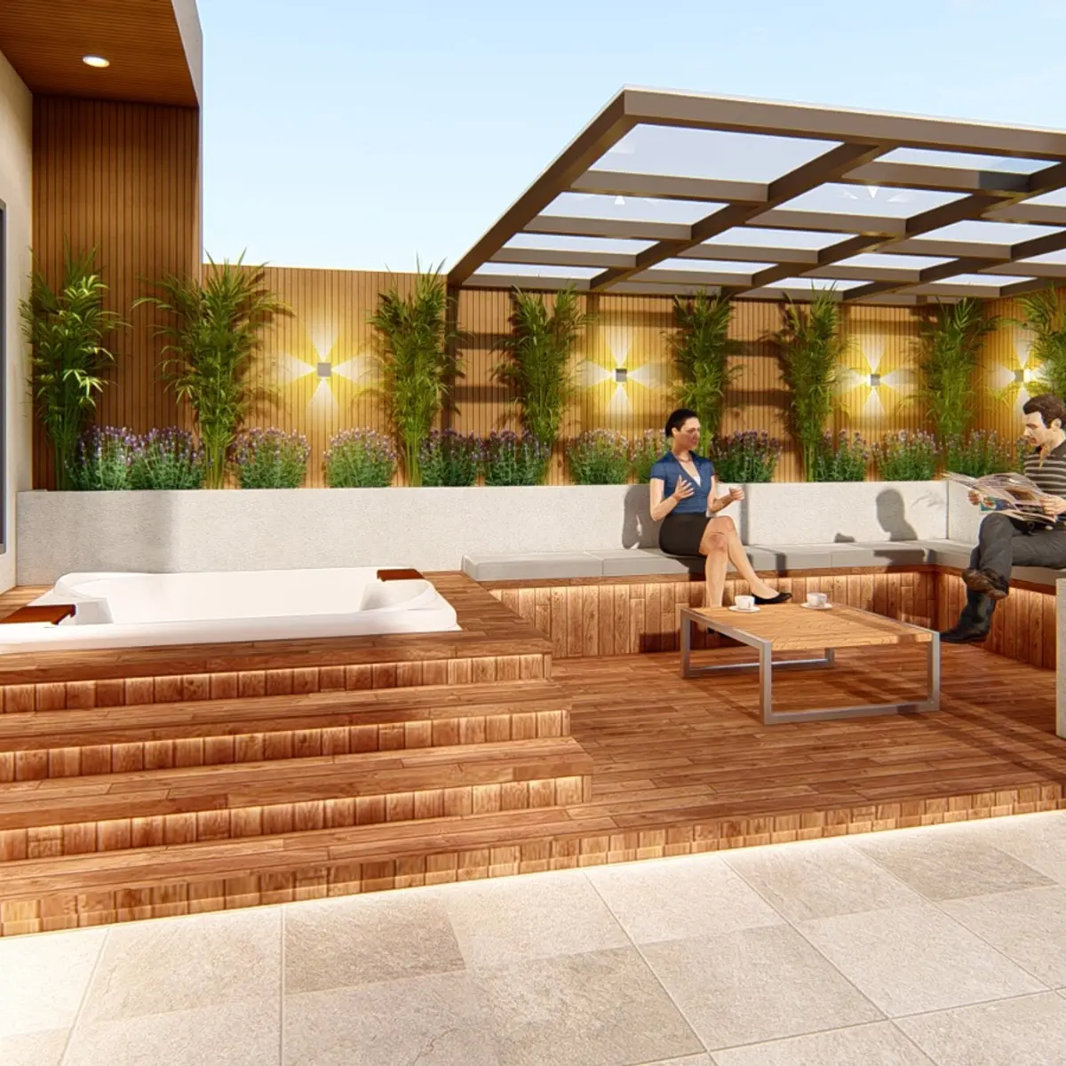 beige balcony with outdoor — real Indian home