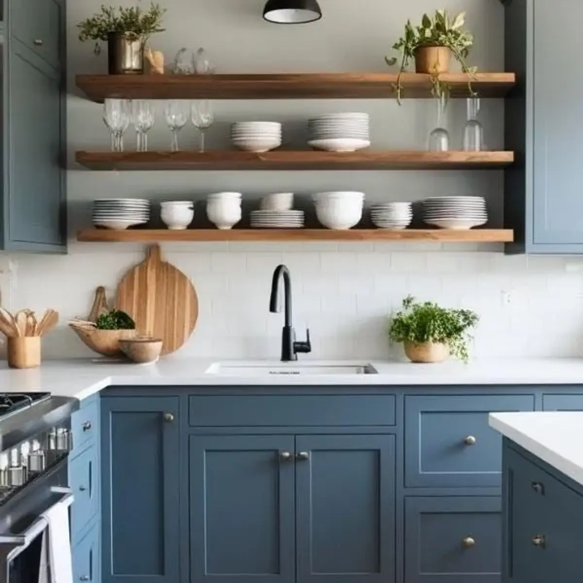 grey traditional kitchen with layout — real Indian home